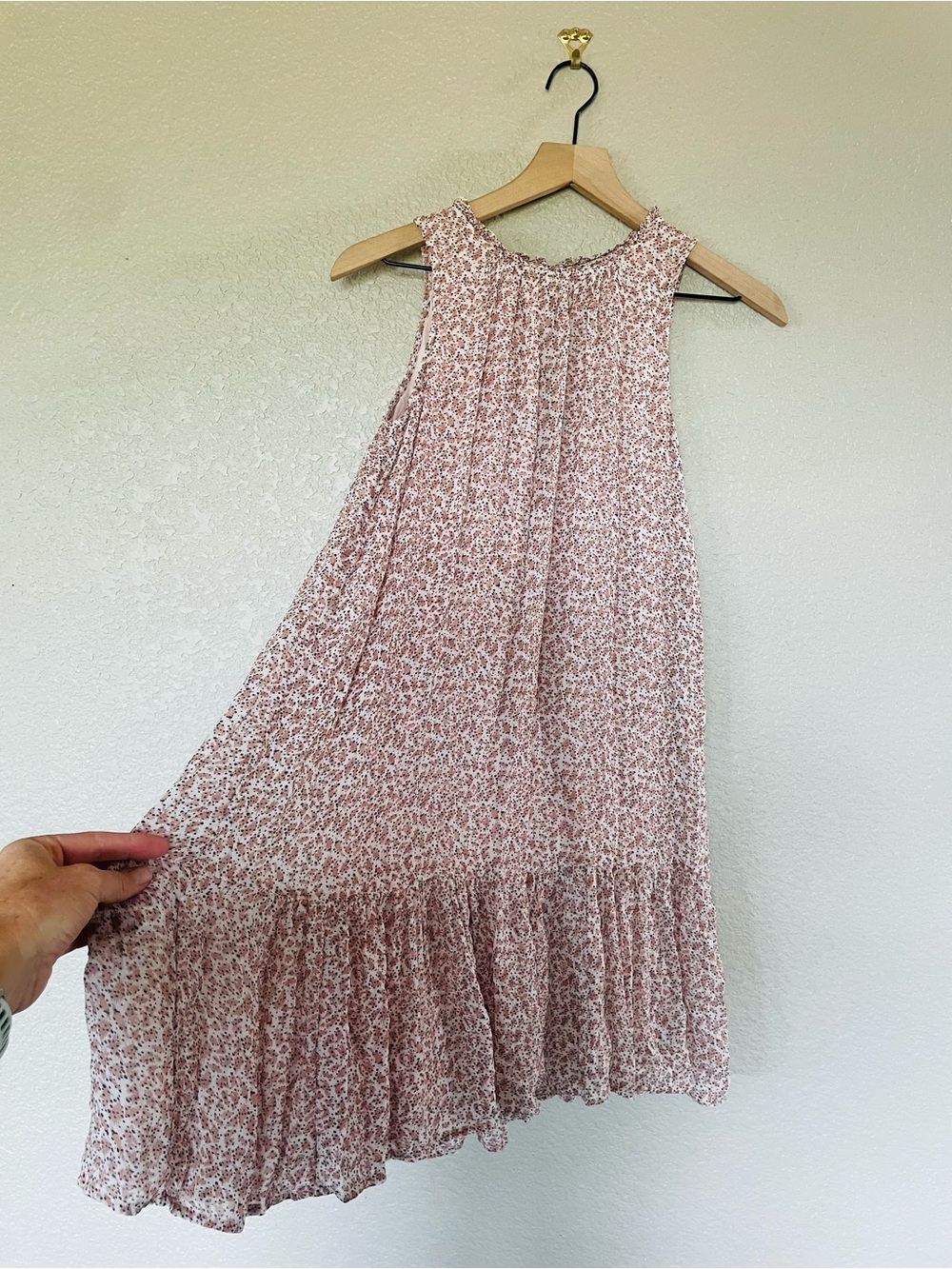 Anthropologie Natalie Flounced Tunic Dress